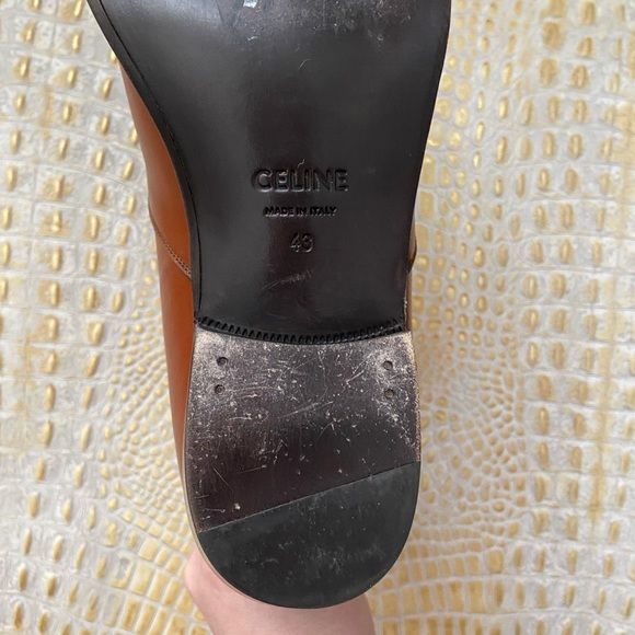 Celine Men’s Janco Calfskin Chelsea Boots, EU Size 43 - Picture 13 of 16